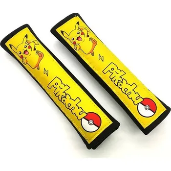 Měkký kryt na pás s motivem Pikachu | autodoplňky | interiérová dekorace auta 2 ks - 2ks-8