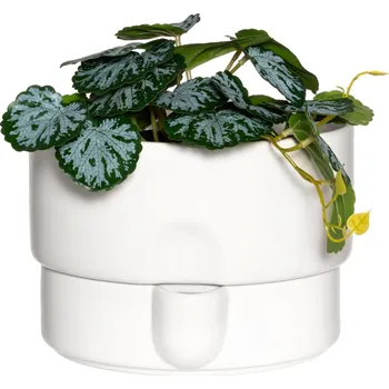 Květináč 4Living Květináč se zavlažovacím systémem, Ø 21 cm, bílý