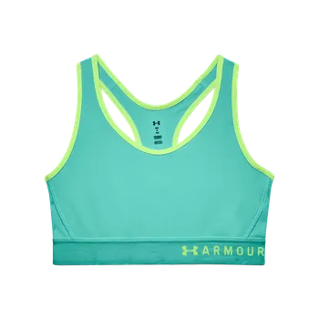 Podprsenka Under Armour Armour Mid Keyhole tyrkysová UK S