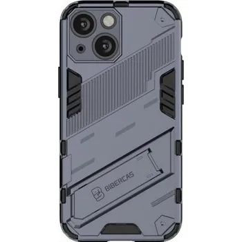 Pouzdro na mobilní telefon Odolný ochranný kryt se stojánkem pro iPhone 13 mini - šedý