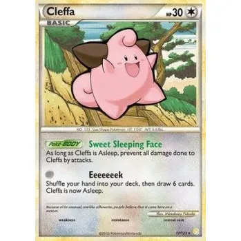 Karetní hra Pokémon HS 017/123 Cleffa - HeartGold SoulSilver Stav: Excellent, Verze: NORMAL