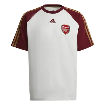 Pánská mikina Adidas Arsenal FC Teamgeist Crew bílá/vínová UK XL