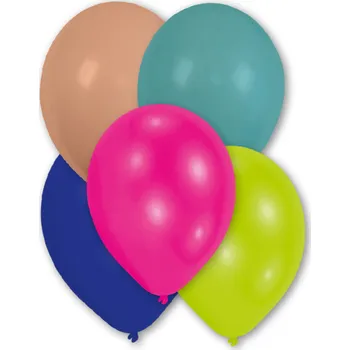 Balónek Amscan Výhodné balení 25ks kulatý latexový balónek 27,5cm - Fashion mix