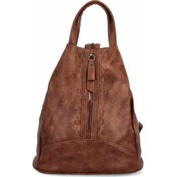 Dámská kabelka batůžek Herisson hnědá 15-2B319