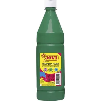 Vodová barva Tekuté temperové barvy JOVI PREMIUM v lahvi - 1000 ml / tmavě zelená