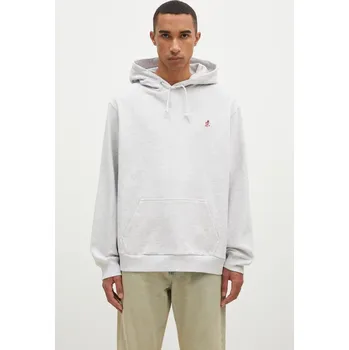 Pánská mikina Bavlněná mikina Gramicci One Point Hooded Sweatshirt, XL, šedá, 90X