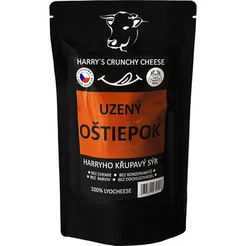 Křupavý sýr Uzený oštiepok 50g (Sušený křupavý sýr uzený oštiepok 50g lyofilizovaný)