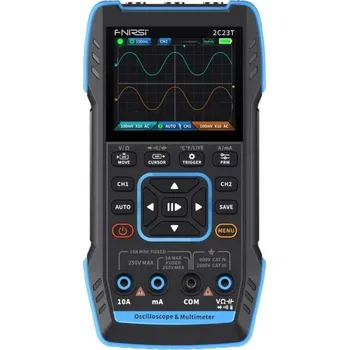 Multimetr OSCILOSKOP 10MHz, DIGITÁLNÍ MULTIMETR A GENERÁTOR FUNKCÍ F-NIRSI 2C23T