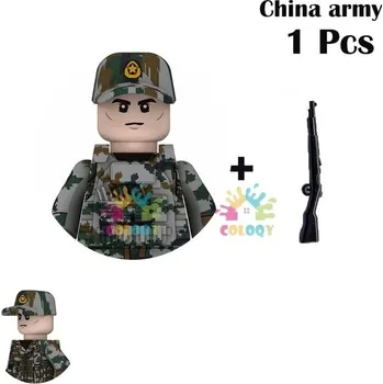 Stavebnice LEGO Figurky k vojenské stavebnici | Styl Lego - 1 Pcs-12189272468