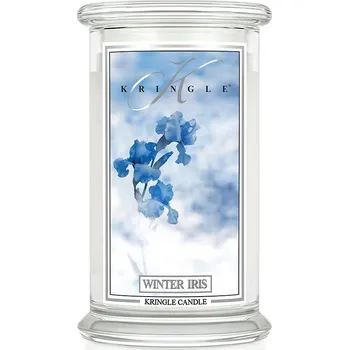 Svíčka Kringle Candle svíčka Winter Iris (sójový vosk), 623 g