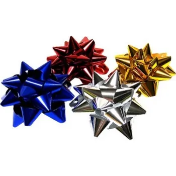 Stuha Rozeta samolepicí metal mix / 5 cm