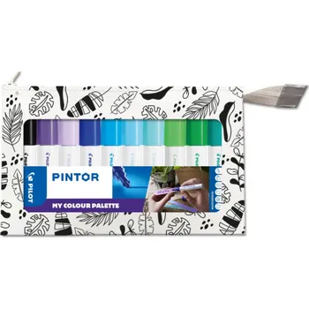 Popisovač Pilot Pintor MY PALETTE / sada 10 ks / studené odstíny