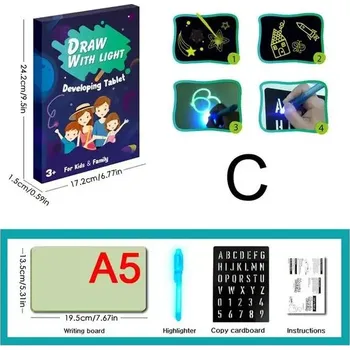 Magnetická kreslící tabulka Tabule na kreslení | magická kreslící tabulka A5-A3 - A5