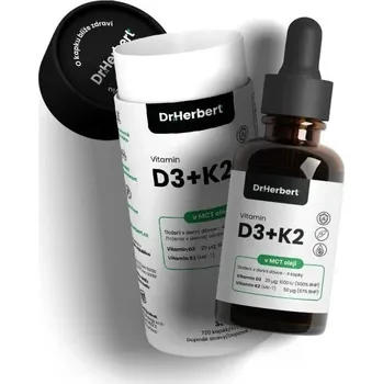 Dr.Herbert Vitamín D3+K2 v MCT oleji 30ml
