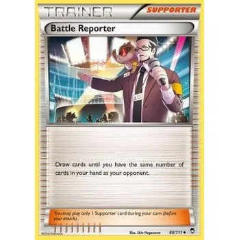 Sběratelská karetní hra Pokémon FFI 088/111 Battle Reporter - Furious Fists Stav: Excellent, Verze: NORMAL