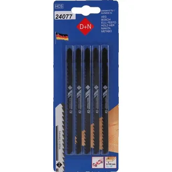 Pilový plátek LEVIOR Plátky do přímočaré pily HCS 120/1.3mm 5ks 33040 24077