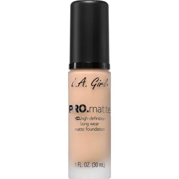 Make-up L.A. Girl Cosmetics PRO. Matte HD dlouhotrvající make-up s matným efektem odstín Bisque 30 ml