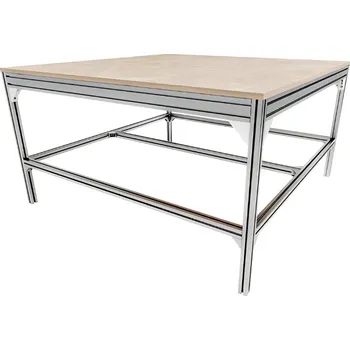 Dílenský stůl Profesionální Pracovní Stůl Konstukce pro Gravírovací Stroje Frézky Obráběcí CNC do Dílny RatRig Výběr Variant 200x200cm