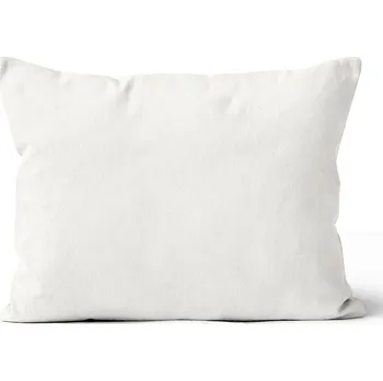 Povlak na dekorativní polštářek Mikroplyšový povlak na polštář 50x70 cm Bílý