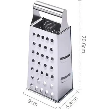 Struhadlo Struhadlo s nerezovými čtyřmi stranami | kuchyňské nástroje - 1ks stříbrný-8 palců