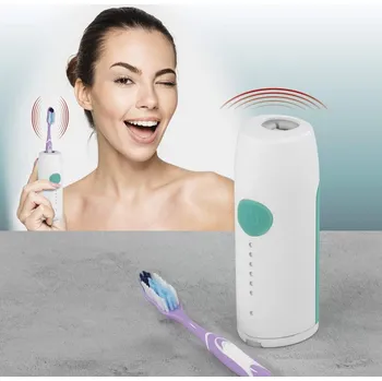 Sonický držák na zubní kartáček bílá