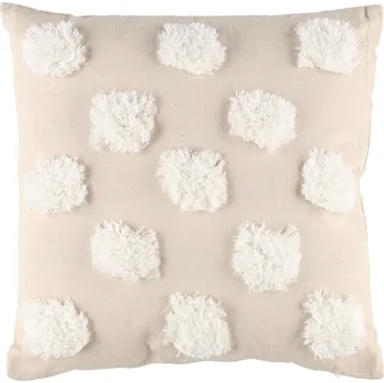 Dekorativní polštářek 4Living Dekorační polštář s bambulemi, 45 x 45 cm