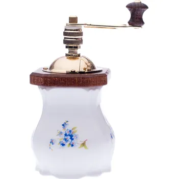 Talíř Český porcelán, a.s., Dubí Mlýnek na koření, 15 cm, pomněnky, Český porcelán