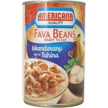 Luštěnina AMERICANA Fava fazole s tahini egyptský recept 400 g