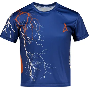 Chlapecké tričko Dětské funkční triko premium ALTISPORT VOJ/ALK004TR01 NÁMOŘNÍ MODRÁ/HNĚDÁ 158