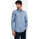 Pánská košile OMBRE OM-SHCS-0175 BLUE S