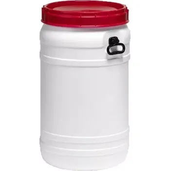 Sud PLASTOVÝ SUD CURTEC 110L UN BÍLO/ČERVENÝ DRŽADLA ŠROUBOVACÍ VÍKO