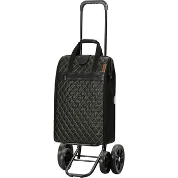 Nákupní taška Nákupní taška na kolečkách Andersen Quattro Shopper Inra černá
