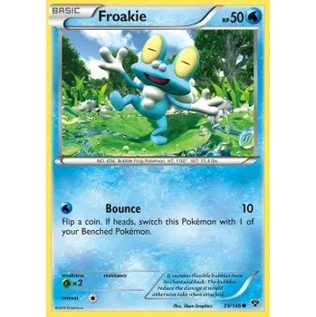 Sběratelská karetní hra Pokémon XY 039/146 Froakie - XY Stav: Excellent, Verze: NORMAL