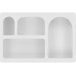 House Nordic Nástěnná police BRYNE bílá