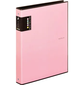 Pořadač A4 kroužkový PASTELINi - 4-kroužek / růžová