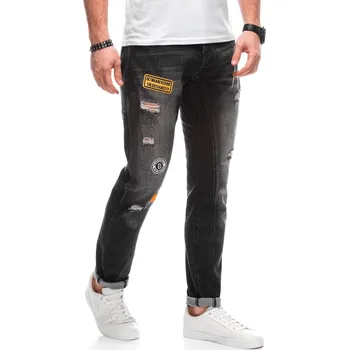 Pánské džíny Pánské džíny EDOTI P1303 BLACK 31
