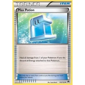 Sběratelská karetní hra Pokémon BKP 103/122 Max Potion - BreakPoint Stav: Near Mint, Verze: REVERSE HOLO