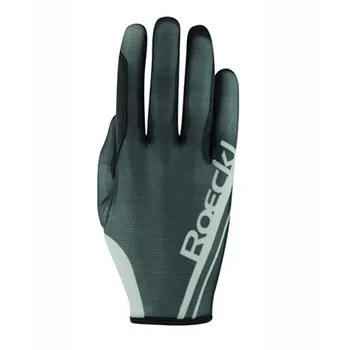 Jezdecké rukavice Letní rukavice ROECKL Moyo, černá velikost 6