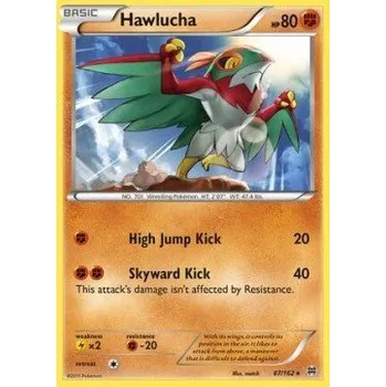 Sběratelská karetní hra Pokémon BKT 087/162 Hawlucha - BREAKthrough Stav: Excellent, Verze: NORMAL