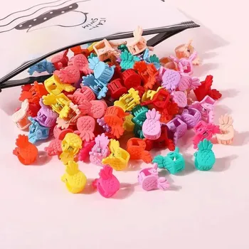 Dívčí sponky do vlasů s květinami | Módní doplňky 50 ks - Ananas