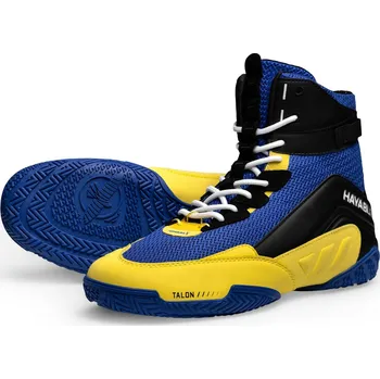 Boxerská obuv Boxerské boty Hayabusa Talon - modré / žluté