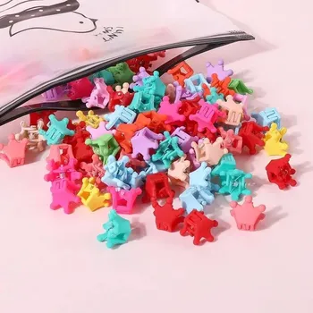 Dívčí sponky do vlasů s květinami | Módní doplňky 50 ks - koruna