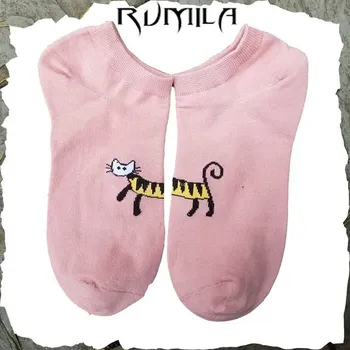 Dámské ponožky Veselé ponožky | ponožky s kočkou - V4