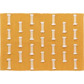 Koberec Douceur d'intérieur Bavlněný koberec JULINE, 50 x 80 cm, žlutý