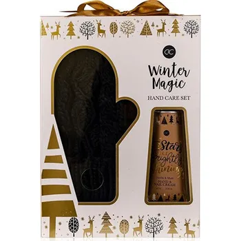 Péče o ruce Accentra Winter Magic Set - Dárková sada péče o ruce s rukavicemi