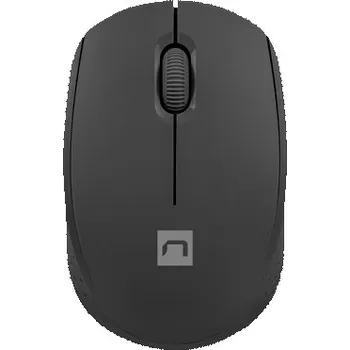 Myš Natec STORK/Kancelářská/Optická/1 600 DPI/Bezdrátová USB/Černá