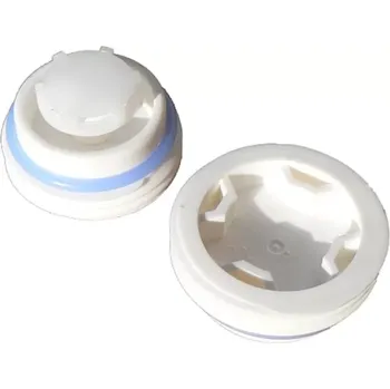 PE ZÁTKA BÍLÁ S 70x6 S ODVZDUŠNĚNÍM D38 VČETNĚ TĚSNĚNÍ PRO SUD 220 L L-RING