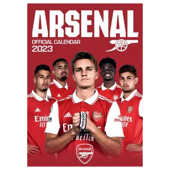 Kalendář Nástěnný kalendář Arsenal FC 2023