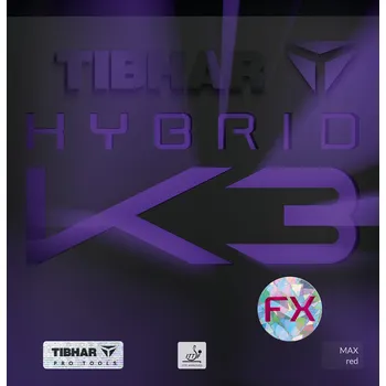Tibhar - Hybrid K3 FX Barva: Červená, Tloušťka houby: 2,0