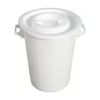 Odpadkový koš NÁDOBA NA ODPAD S VÍKEM 65L NATUR